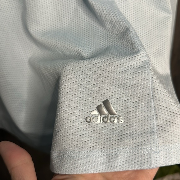 Adidas Golf Light Blue Quarter Zip Pullover Light Weight Medium - Picture 5 of 9